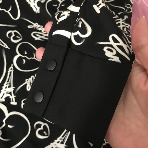 Catherine Malandrino paris print blouse - Picture 4 of 7